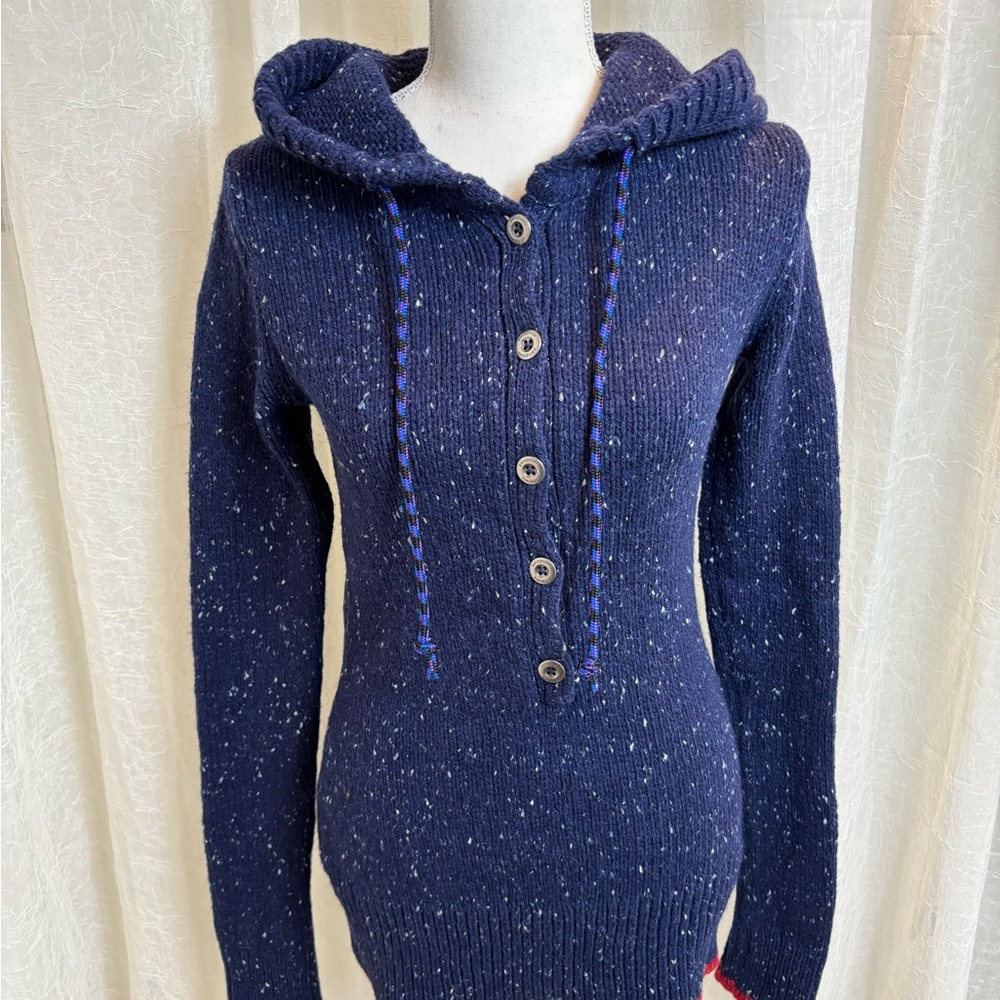 Patagonia Ranchito Merino Wool Blend Hooded Sweater Small